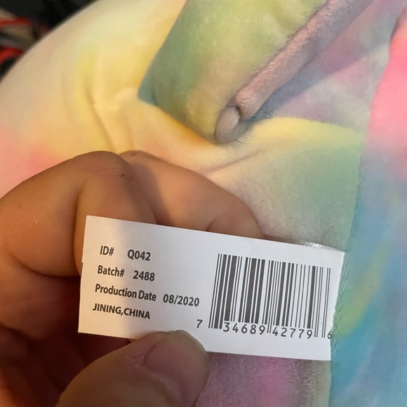 Squishmallow Cali the Caticorn Pink Tie dye Squishmallow 14” - Picture 7 of 8